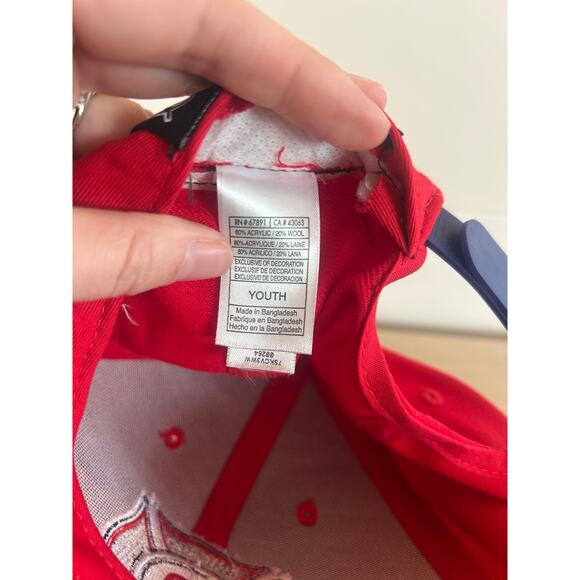 Chicago Fire Youth Snapback Cap MLS Camo red Adjustable Back Embroidered - Picture 7 of 8